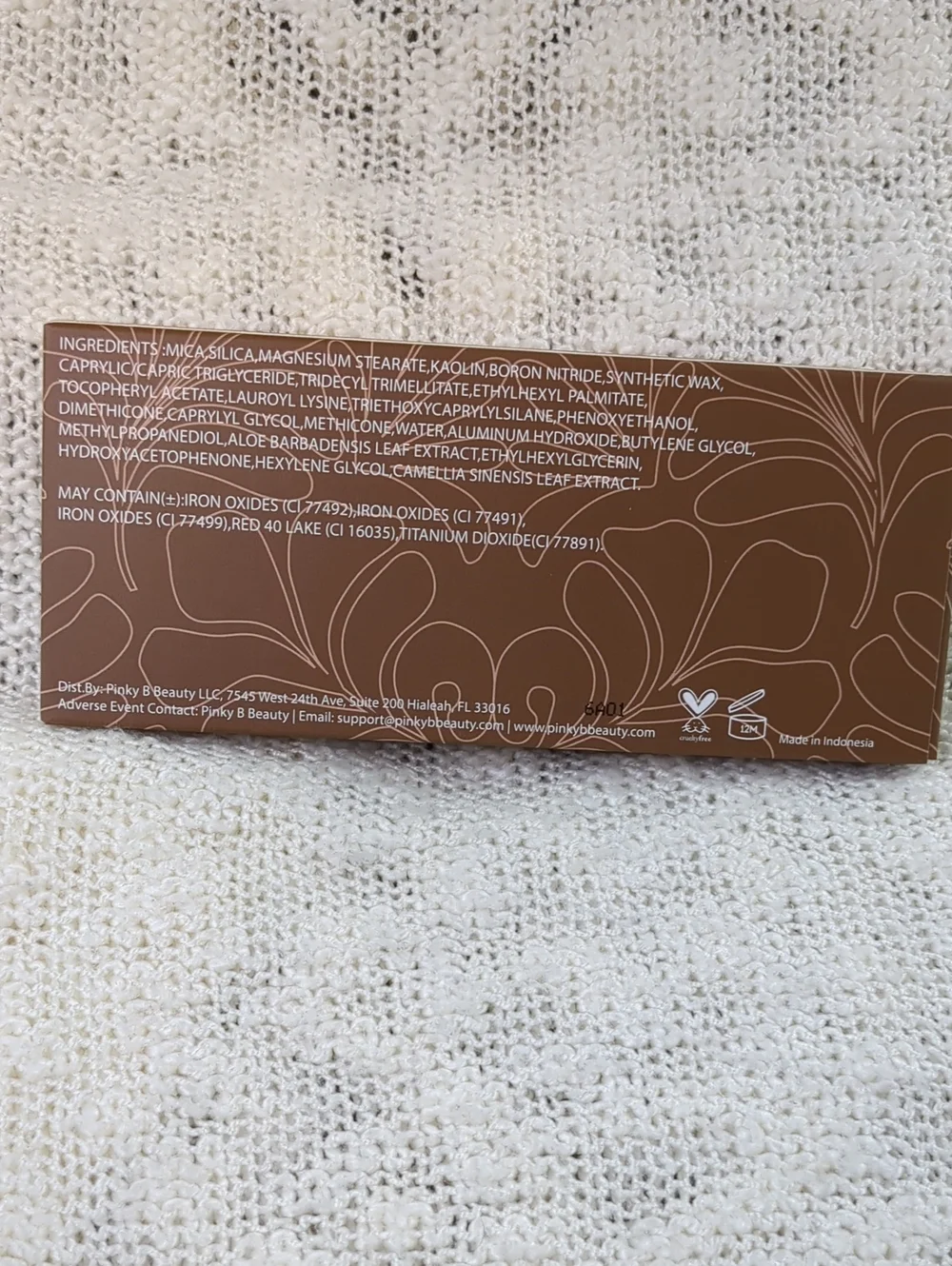 Pinky B Beauty Hot Commodity Bronzer Palette, 14g/0.49oz
